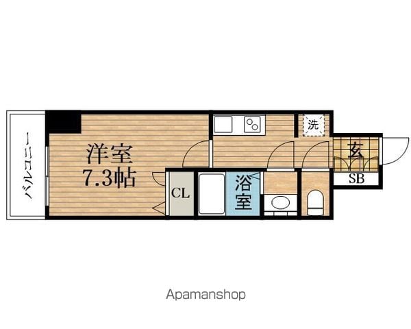 アプリーレ松屋町の間取り写真