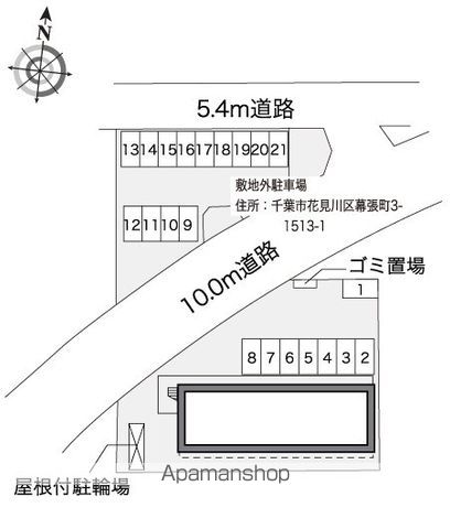 レオパレスジョセリーヌ 303 ｜ 千葉県千葉市花見川区幕張町３丁目1512-1（賃貸マンション1K・3階・26.08㎡） その23