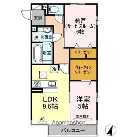 ラクト鶴江の間取り写真