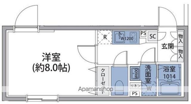 豊島区池袋本町のマンションの間取り