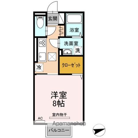 ロイジェントパークス富久山 Eの間取り写真