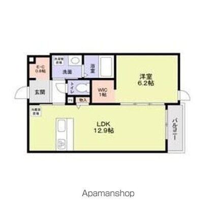 （仮称）中野区野方４丁目計画[1LDK/45.09m2]の間取図