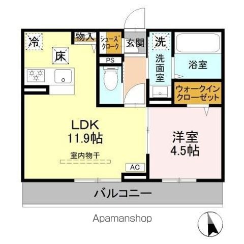 GRAND DーROOM女鳥羽の間取り写真