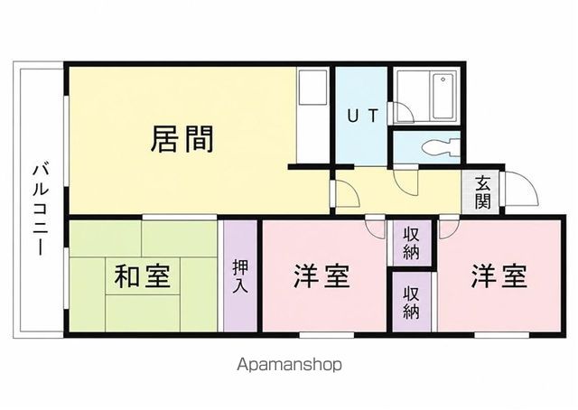 シャトーサンライズの間取り写真