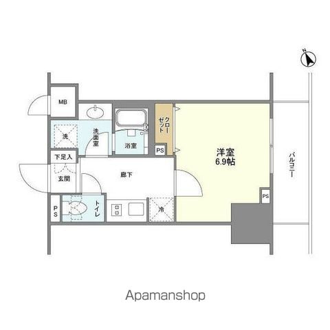 BLESS蔵前の間取り写真