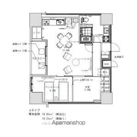 SーRESIDENCE千種BELVIA TOWER(べルヴィアタの間取り写真