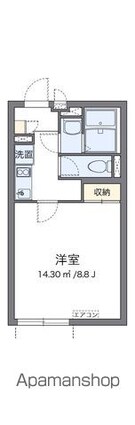 クレイノ大田中央[1K/25.84m2]の間取図