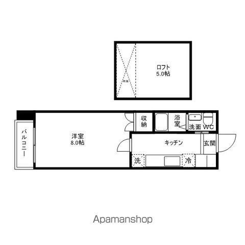 【博多ステーションアベニューの間取り】