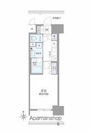 ＯＫＢアヴェニール菊井町[1K/29.76m2]の間取図