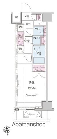 【ＡＬＴＥＲＮＡ神楽坂Ⅰの間取り】