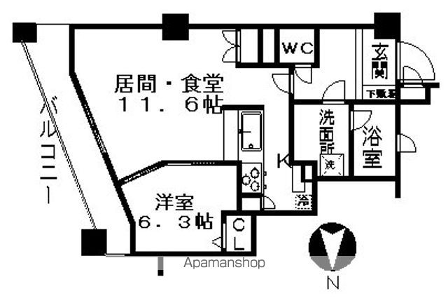 レジディア学芸大学の間取り写真