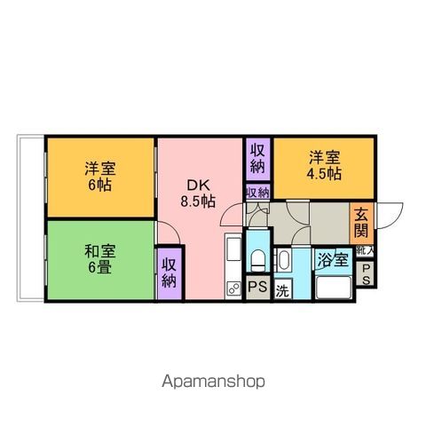 【松戸市新松戸のマンションの間取り】