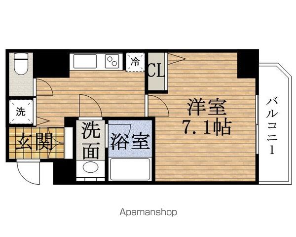 エスライズNISHIHOMMACHIの間取り写真