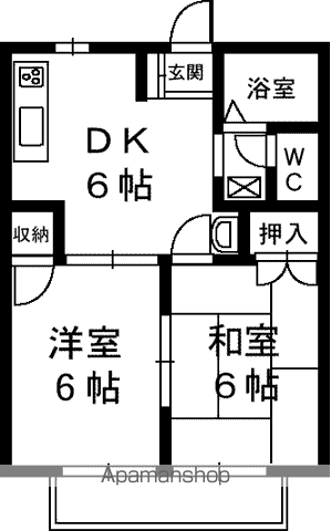 ニューシティ寺田IIの間取り写真