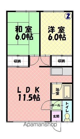 東光Kハイツの間取り写真
