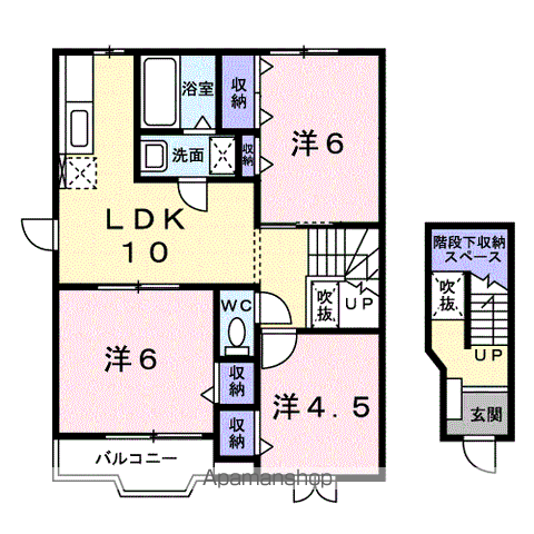 【ラヴィーナⅡの間取り】