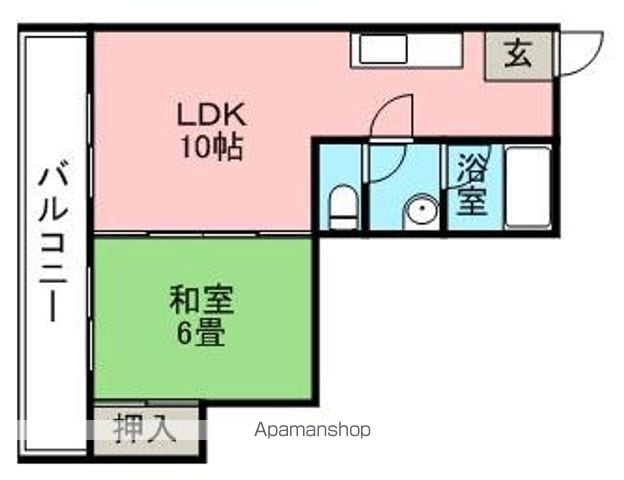 KSマンション薬院の間取り写真