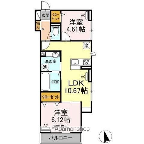 ARK VILLAGE 立川の間取り写真