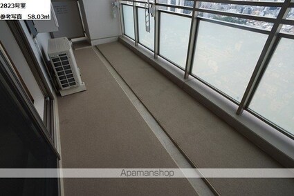 東京都新宿区富久町[2LDK/62.29m2]のバルコニー