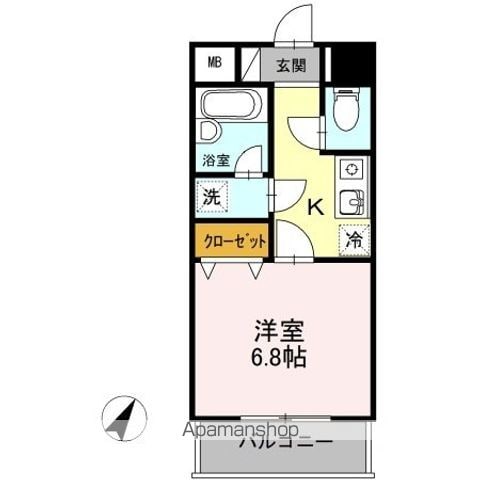 リージェント大橋の間取り