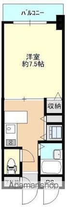 プレア２１[1DK/29.5m2]の間取図
