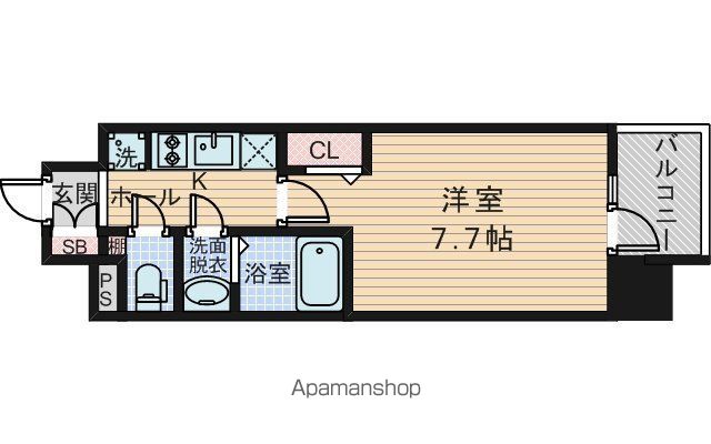 プレサンスNEO上新庄PRIMECRUISの間取り写真