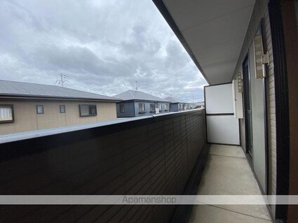 フォブール紅陽Ａ[2LDK/55.9m2]のバルコニー