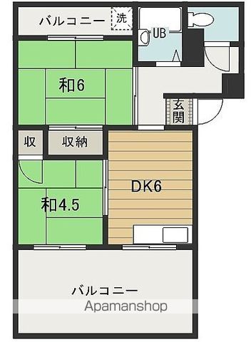 北尾マンションの間取り写真