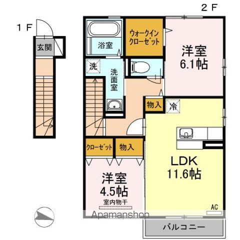 エスポワールの間取り写真