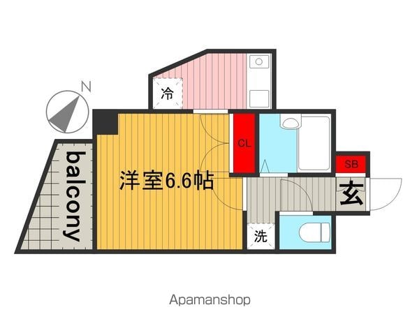 ステージファースト三宿の間取り写真