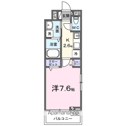 キャビン68の間取り写真