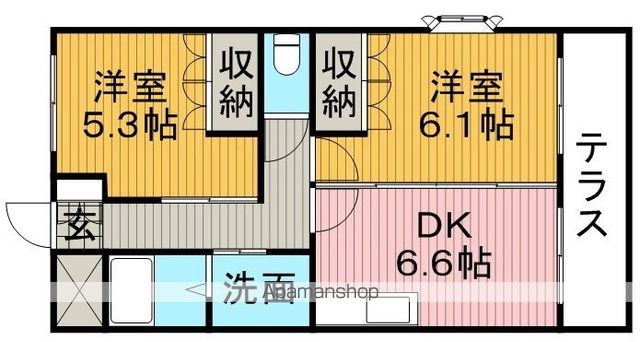 クレアートの間取り写真