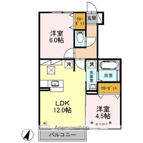 グレイスコートの間取り写真