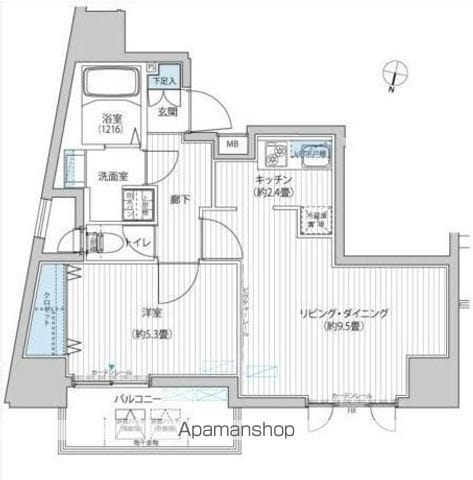 【カーサラスク目白台の間取り】