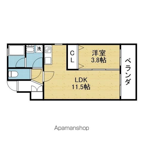 F・なにわの間取り写真
