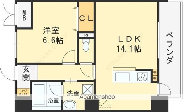 ES−GRANDE UMEDAKITAの間取り写真