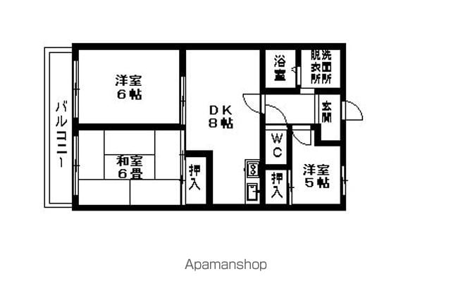 【サンハイツ広瀬の間取り】