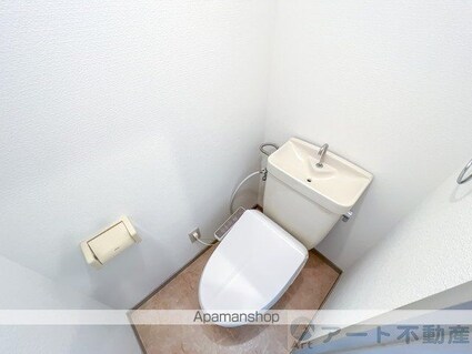 キャッスル朝生田　東棟[1R/21m2]のトイレ