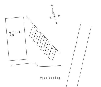 和歌山県和歌山市有本[3DK/53.59m2]の配置図