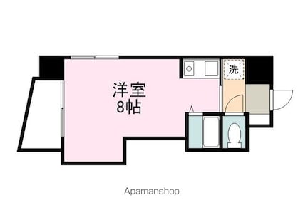 ダイアパレス御門　ＩＩ[1R/25.03m2]の間取図