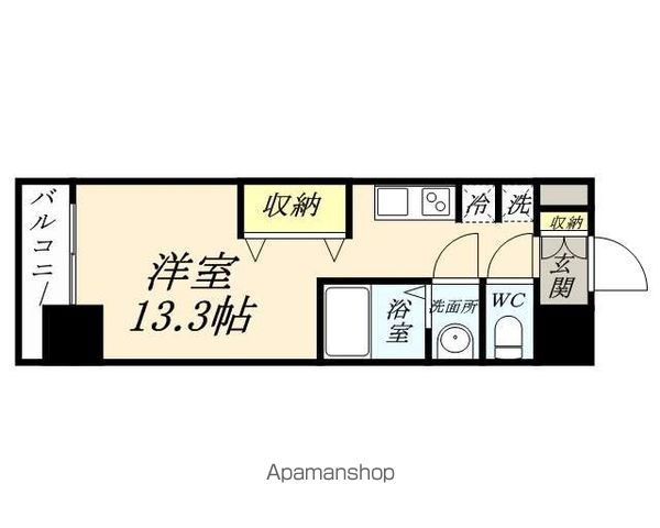 WILLDO岡山大供の間取り写真