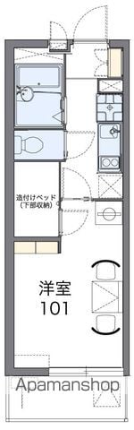 レオパレスレインボーステイツの間取り写真