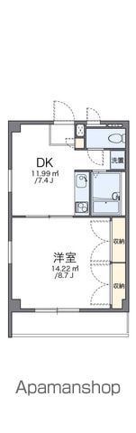 レオパレスフォーチュン 401 ｜ 神奈川県川崎市宮前区馬絹６丁目10-7（賃貸マンション1DK・4階・33.12㎡） その2