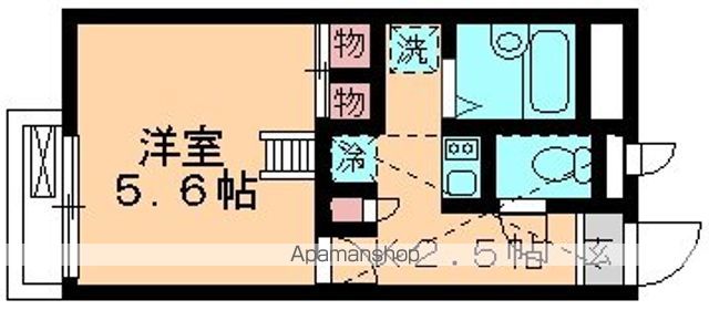 レオパレスプレミール稲毛の間取り写真