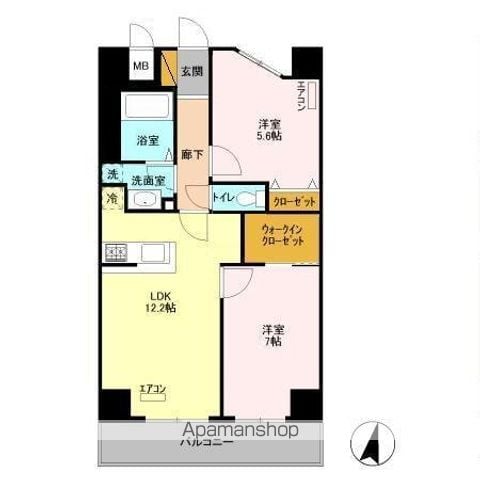 エキスポコンフォート IIの間取り写真