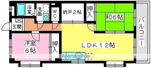 サンヒルズ千早の間取り写真