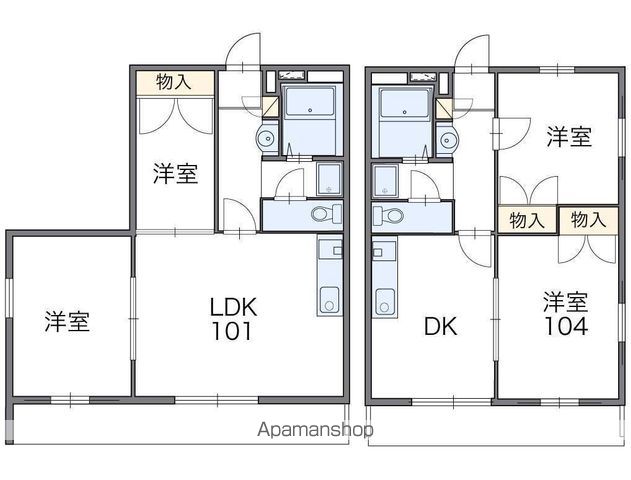 レオパレス石塚の間取り写真