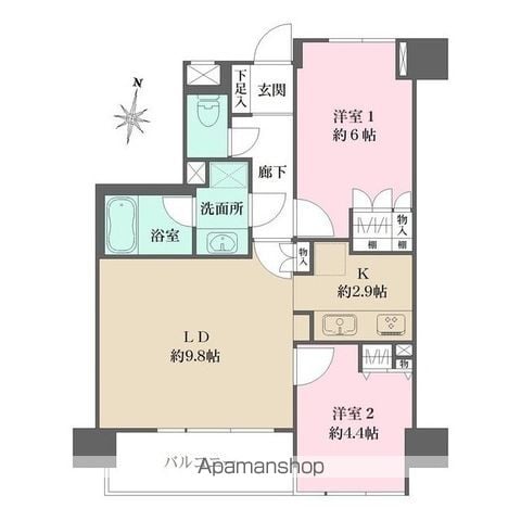 藤和本郷壱岐坂ホームズの間取り写真