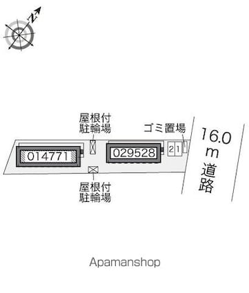 レオパレス花[1K/23.18m2]の配置図