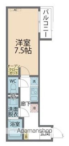 カインドネス橋本EASTの間取り写真